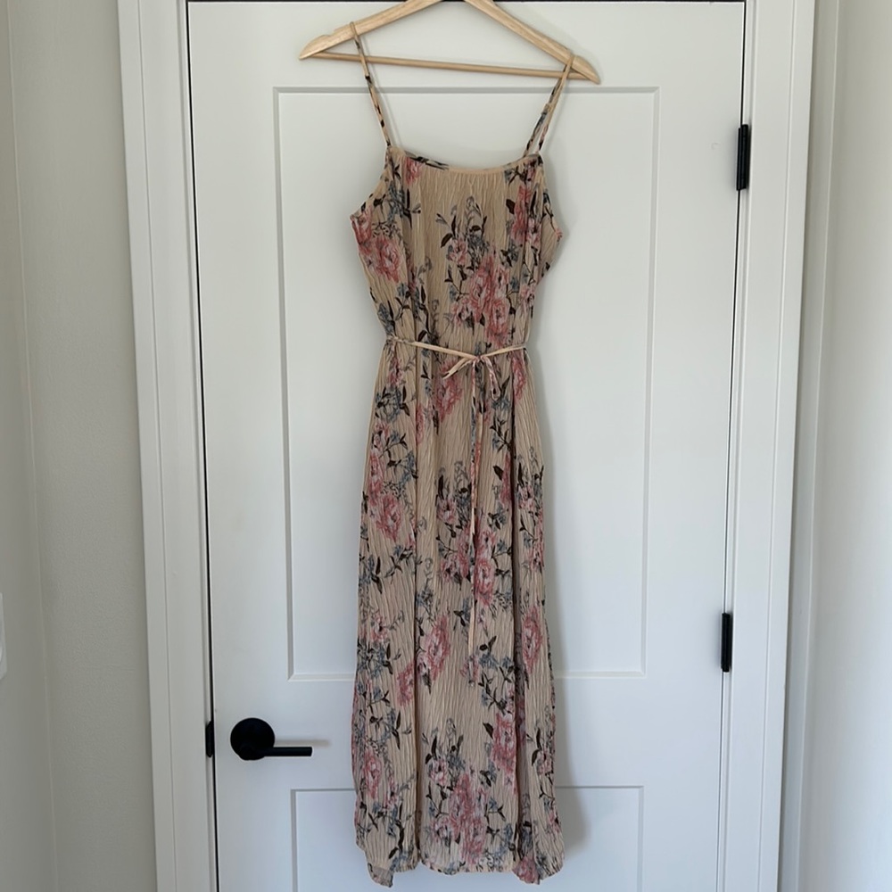 Love Stitch Flowy Midi Dress